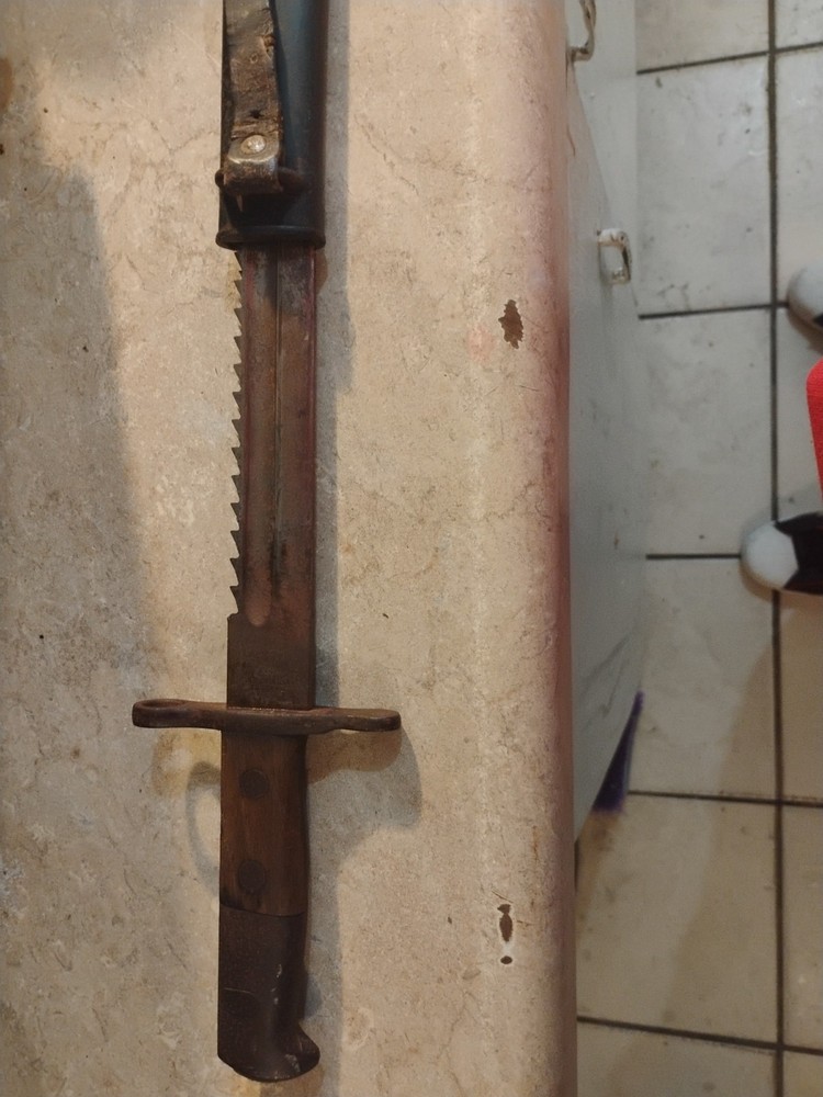 WWII Sawback Combat Knife