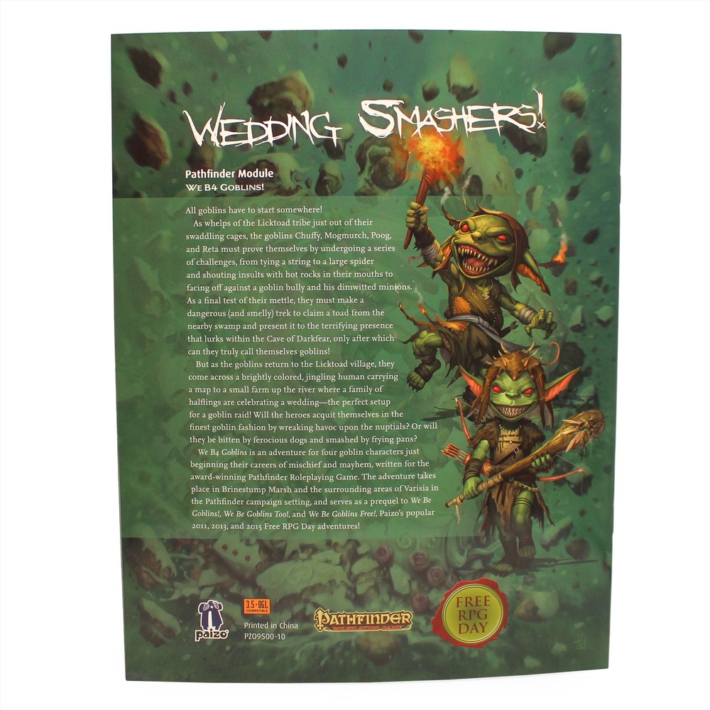 Pathfinder (RPG) Module: We B4 Goblins!