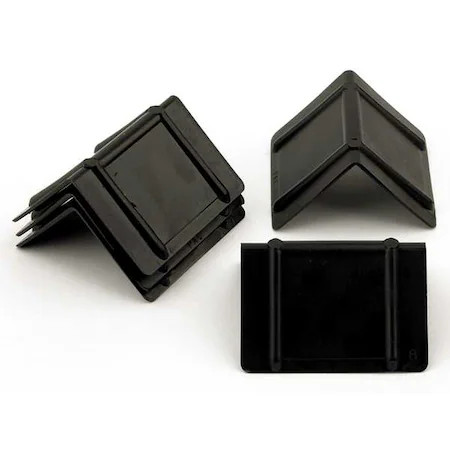Edge Protector, Black, Pk1000,  4Fet8