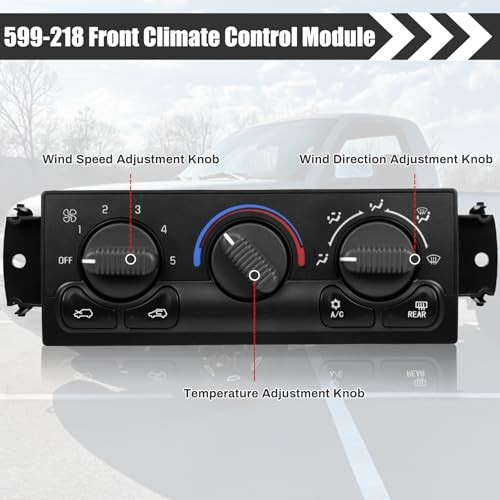 A/C Heater Climate Control Module Panel Switch for 1999-2002 Chevy 599-218