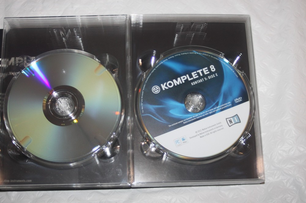 The Komplete 8 Instruments & Effects Collection Discs (Educational Version)
