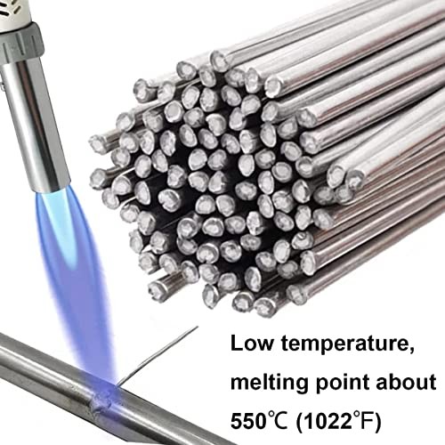 50 Pieces Flux Core Aluminum Rods Low Temperature Easy Melt Aluminum Welding