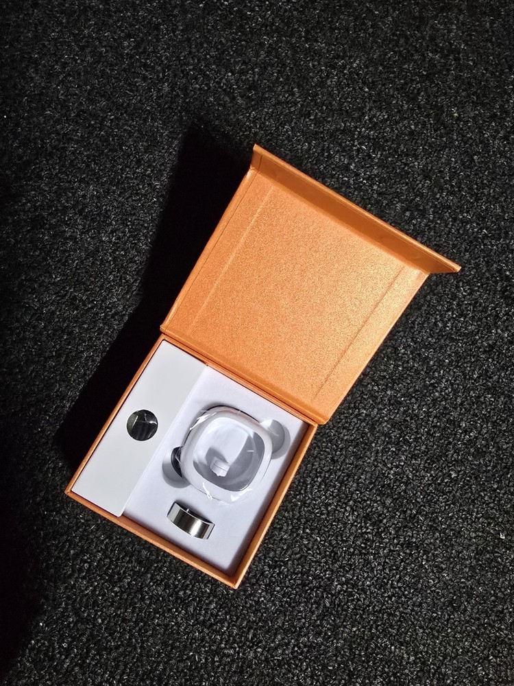 H4- Smart Ring Health Tracker, Size 9- Silver ***