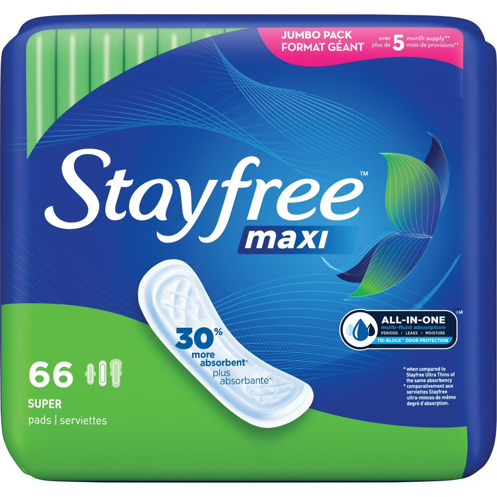 Unscented Super Absorbency Maxi Pads