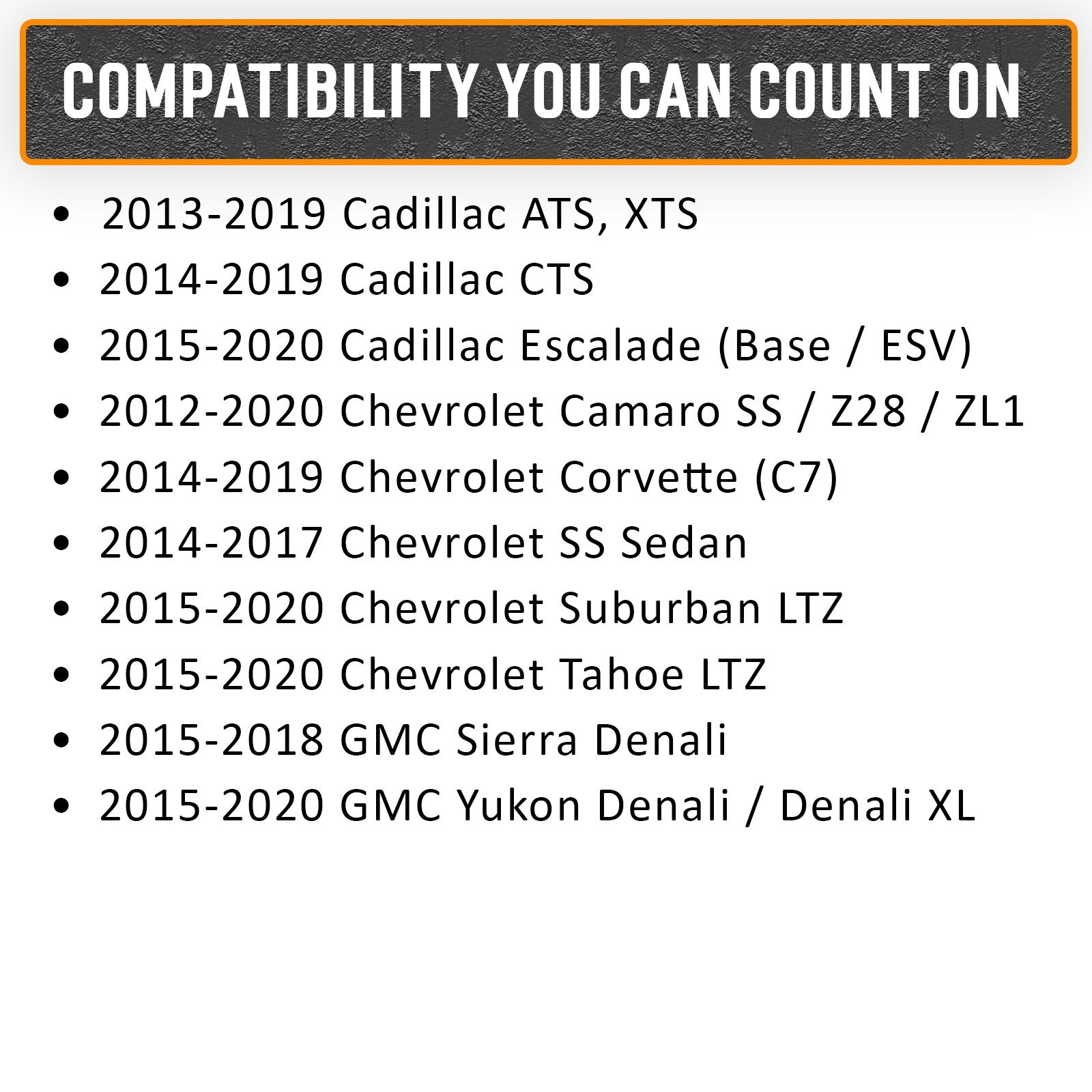 GM MagneRide Z95 Shock & Ride Height Bypass Kit 2013-2020 Cadillac Chevrolet GMC