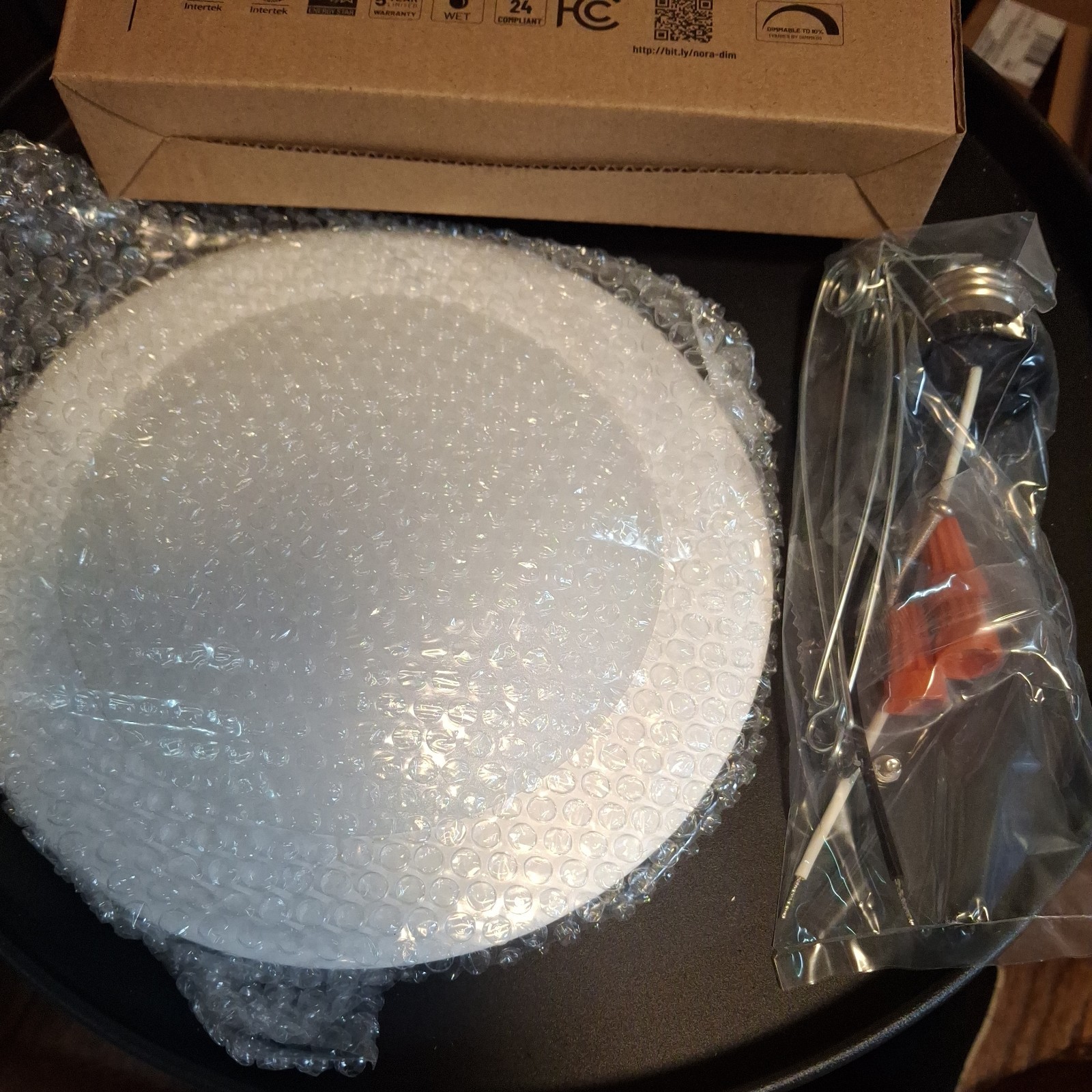 NEW 6" Nora Lighting NLOPAC-R6509T24 Opal Surface Mount LED Retrofit Kit 3000K