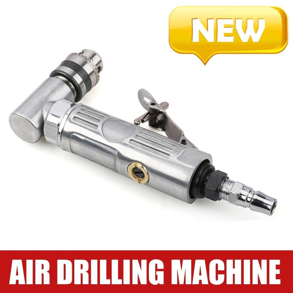1Pcs Pneumatic Drill Elbow Air Drilling Machine Right Angle Air Punch Drill ]
