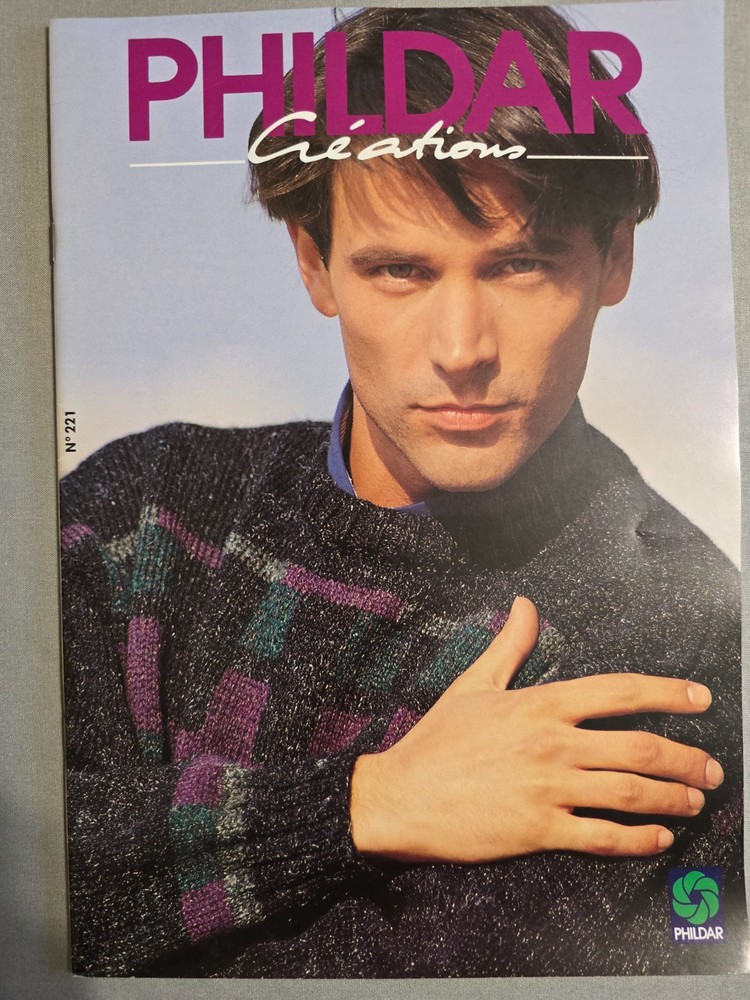 Phildar Knitting Pattern Magazine - Men - 18 Patterns
