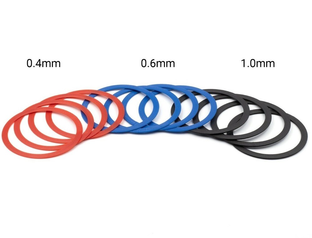 Astrodymium Colour Coded Spacer Rings for M42, M48, and M54 Threads
