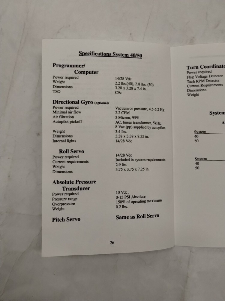 S-Tec System 40-50 Autopilots Pilots Operating Handbook-Copy