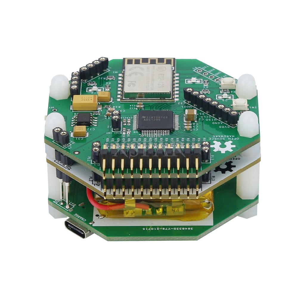 16-Channel EEG Acquisition Tool Wifi Version w/Open-Source Hardware for OpenBCI