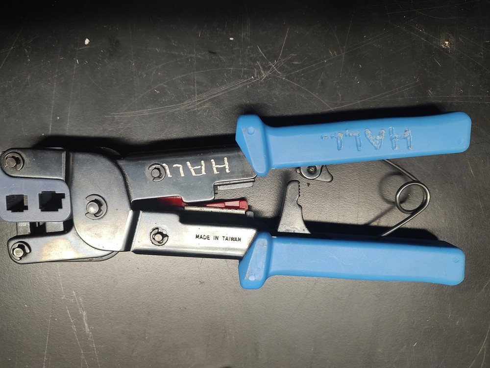 Ratcheting Cable Crimper Tool AT680 for CAT5 Ethernet Network Cables