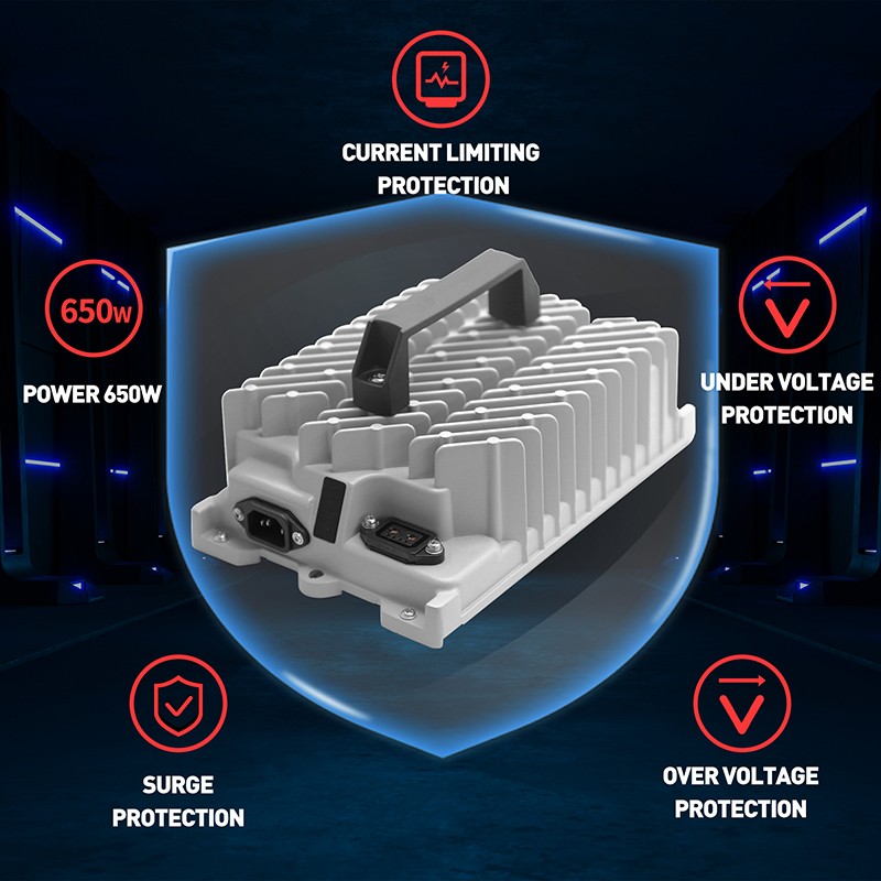 24V 27A 1272232GT 1264372GT Battery Charger for Genie Scissor Lift Delta-Q IC650