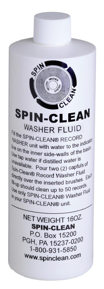 Spin-Clean Record Washer Fluid 16oz. | Alcohol-Free Record Cleaner Solution |...