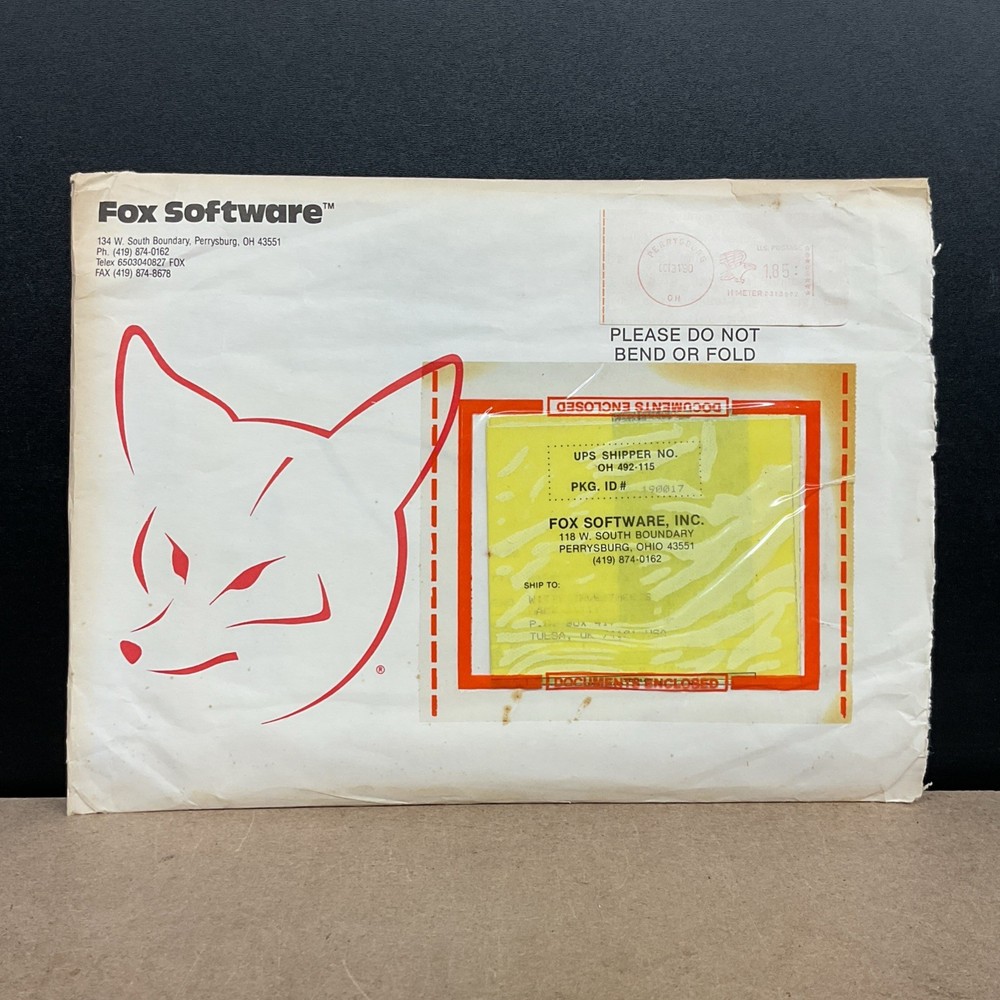 Fox Software FoxPro Demonstration Package Vintage Computing