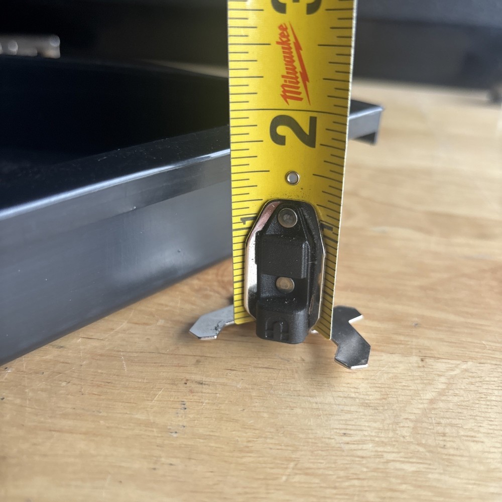 Craftsman Triangular Pie Shaped Magnetic Tray Bin Tool Box Organizer Black READ!