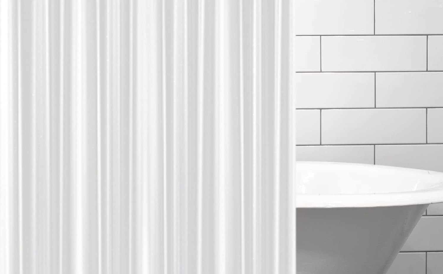 Clear Shower Curtain Liner Light Weight PEVA, Shower Liner 72x72 Inches, Waterpr