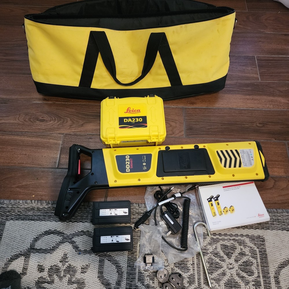 Leica DD230 underground Utilities,smart Locater,transmitter,bag Complete Tool