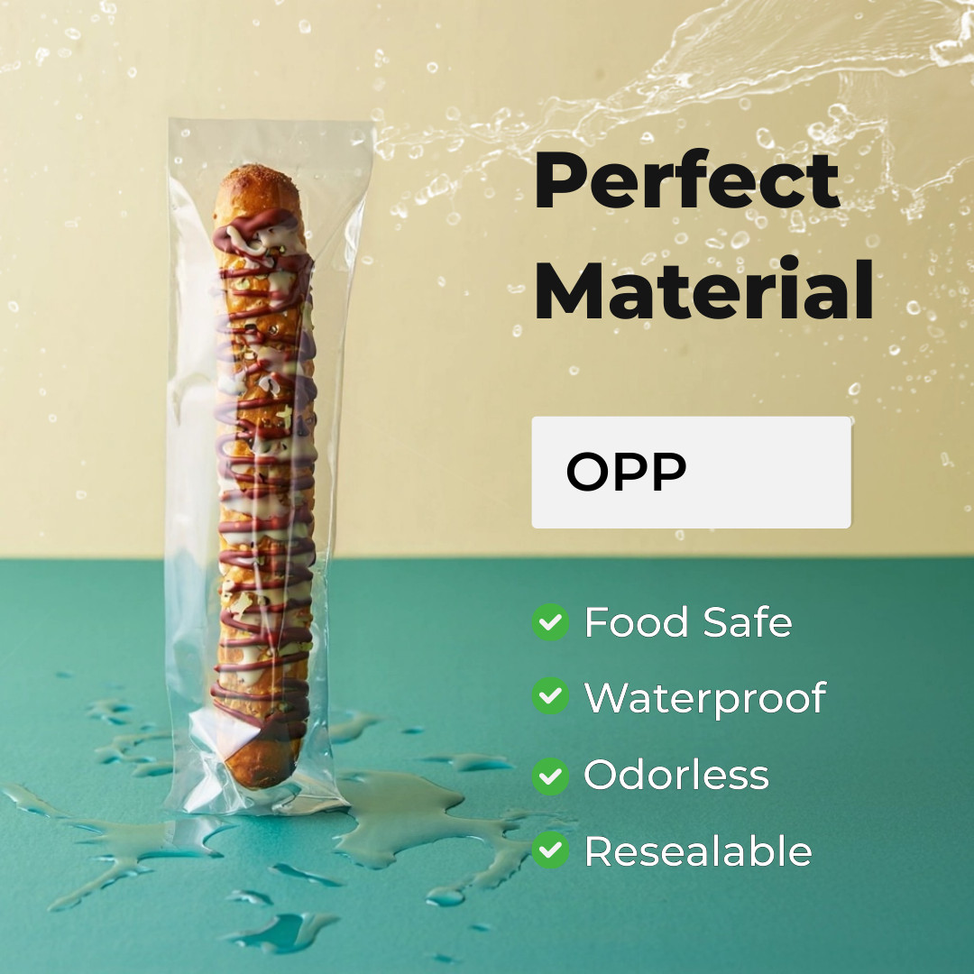 1000 Clear Resealable OPP Bags – Choose Size – Cellophane Self Seal Cello Bags