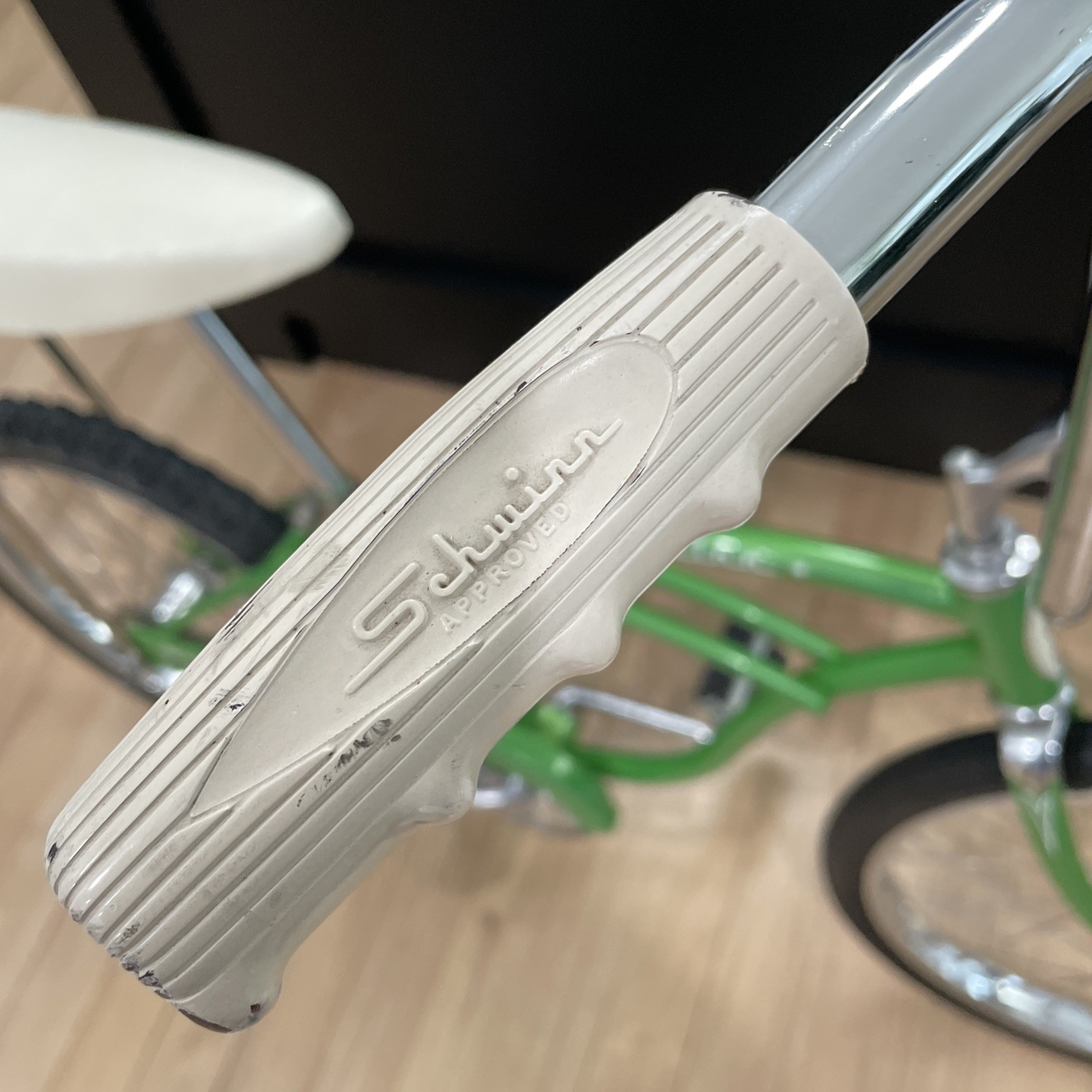 Schwinn Stingray 1963 1/2 Flamboyant Lime Green Solo Polo (Beautiful)