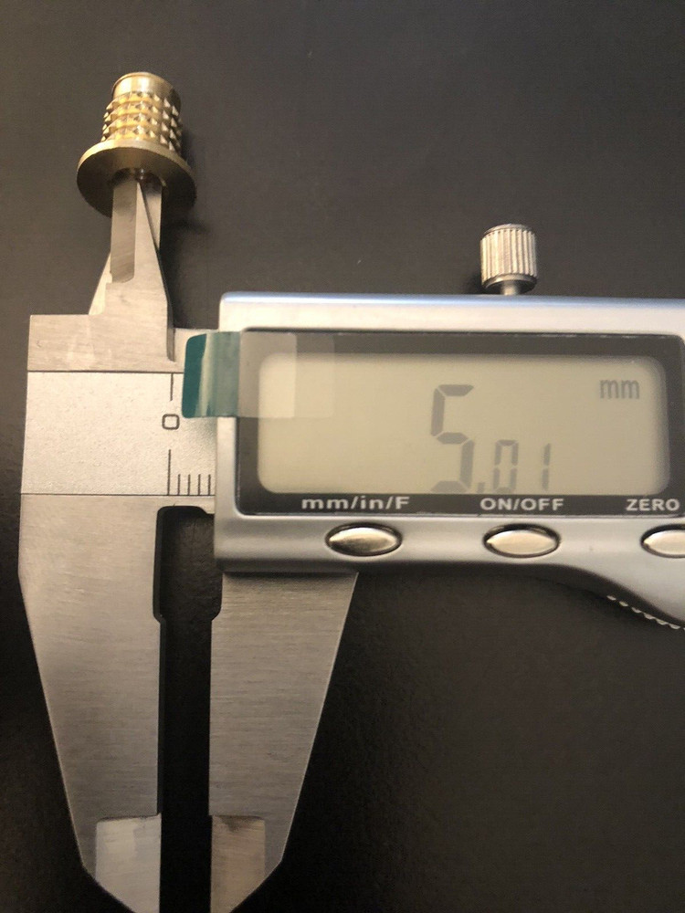 20 pcs Multicert Threaded Barbed Insert M6 Brass by Tappex (Plastic, Press in)