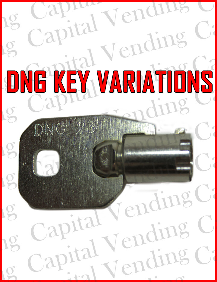 Dixie Narco DNG soda vending machine keys by code - DNG series