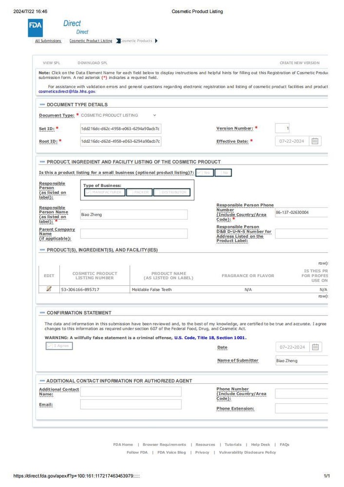 False Teeth Solid Glue Temporary Tooth Repair Moldable Fix Broke Gap Teeth 30ml