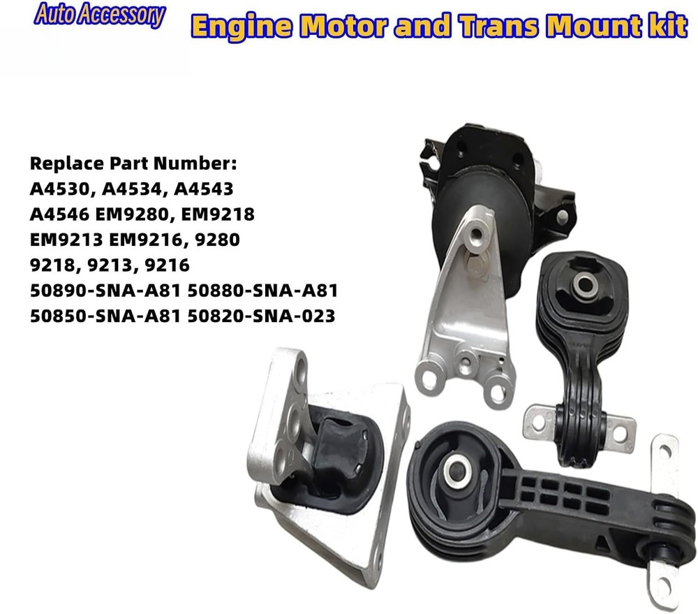 Engine motor and transmission mount 4 pcs