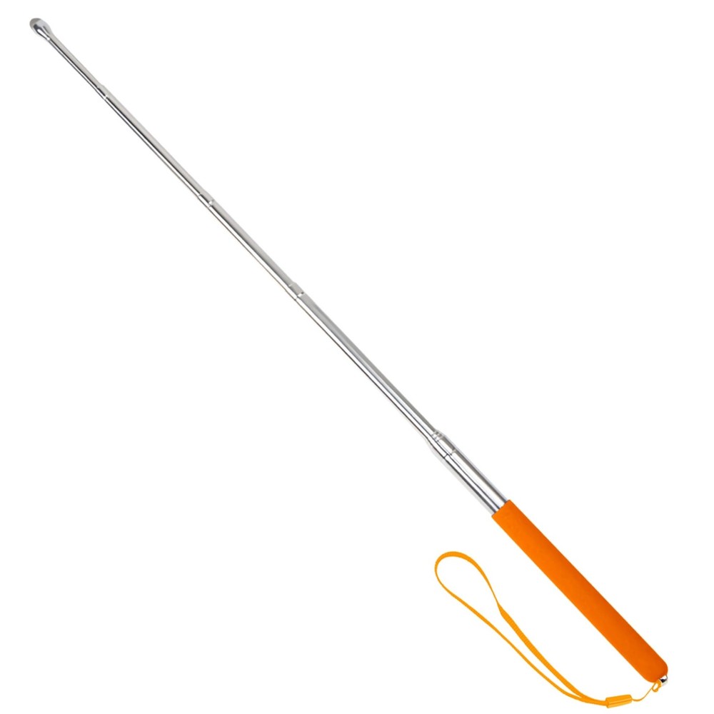 Retractable Teacher Pointer 𝟑𝟗.𝟓'', Stick with 𝗦𝘁𝘆𝗹𝘂𝘀 Orange