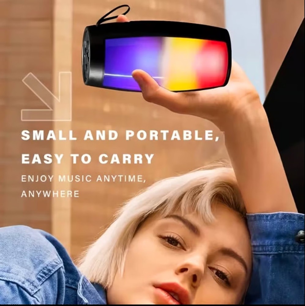 LED Portable Stereo Speakers