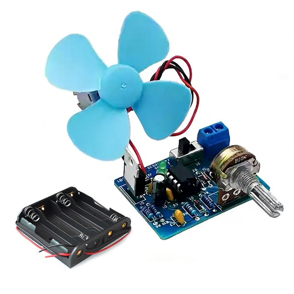 PCB-Based LM358 Motor Speed Controller Kit for Electronic Technology Labs