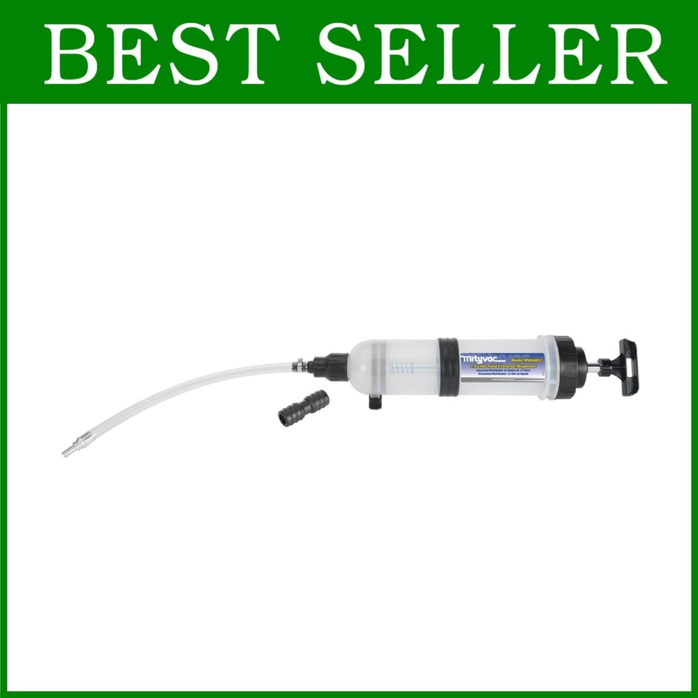 Twist-Valve Fluid Extractor with Rubber ATF Adapter