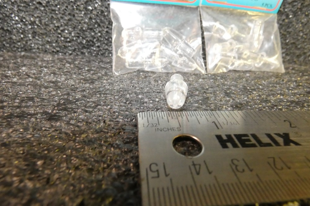 10 Pcs Squid Head Inserts solid plastic gives shape to a squid bait 2 x 5 Each