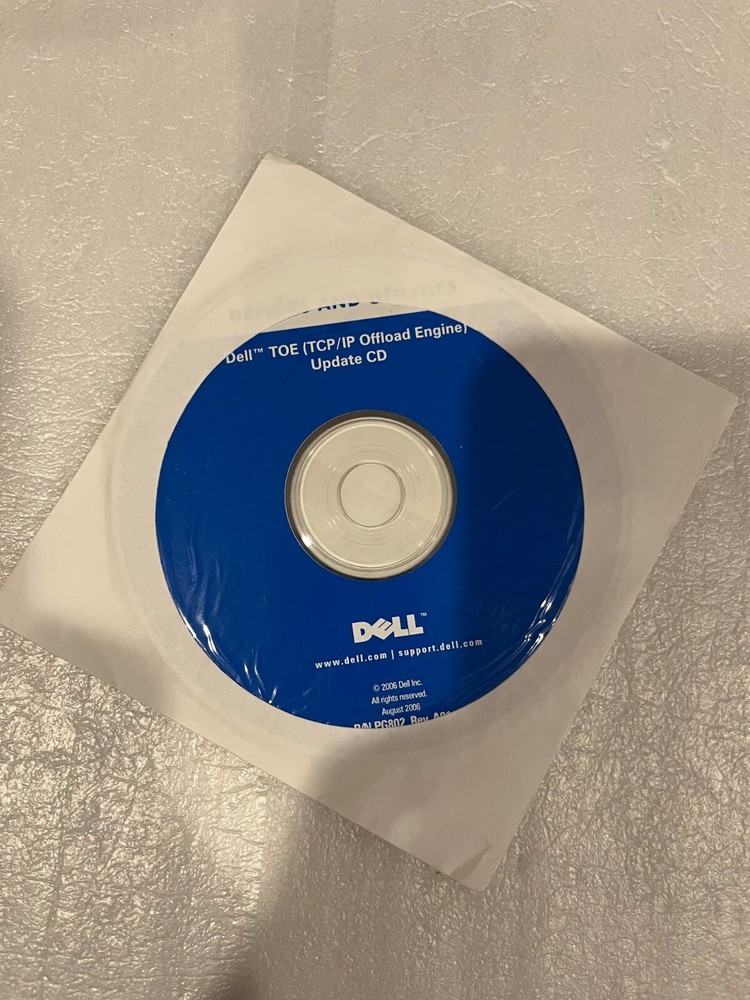 DELL Drivers & Utilities Dell TOE (TCP/IP Offload Engine) Update CD, Sealed