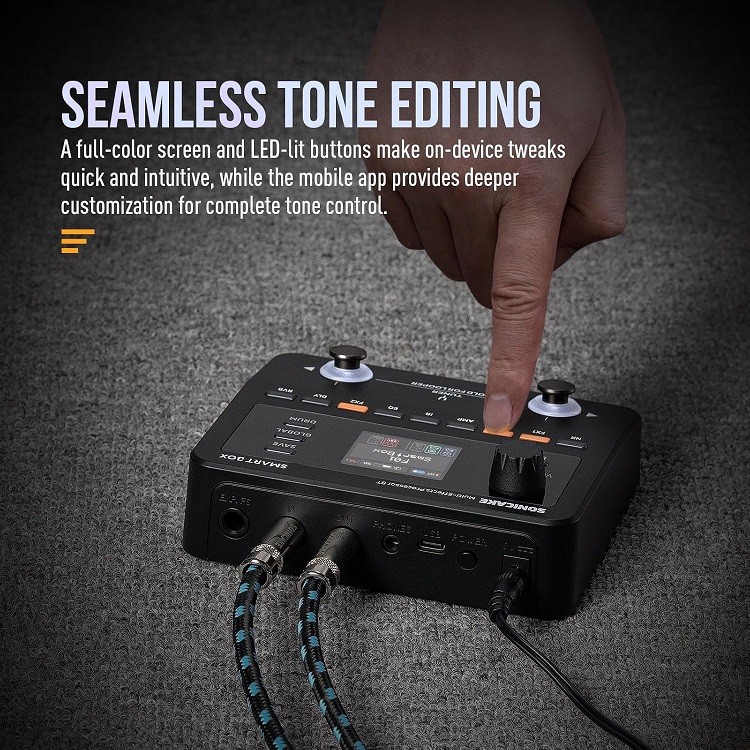 SONICAKE SMARTBOX QME-20 Compact Multi-Effects Pedal NEW