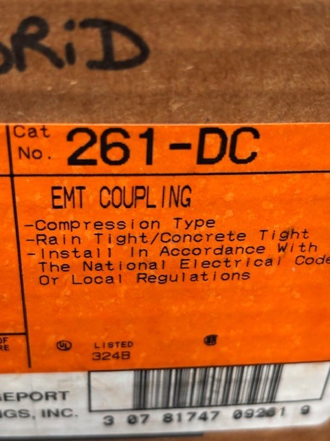 261-DC EMC COUPLING 10 PACK