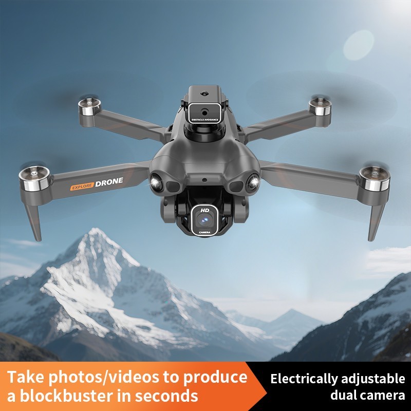 Foldable Quadcopter Drone | Brushless Motors, Large Display Remote Control