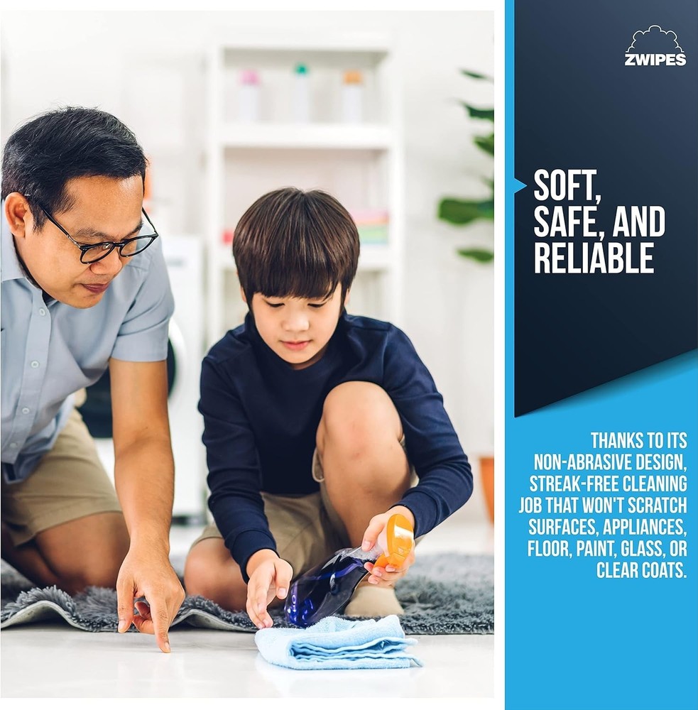 924 Microfiber Cleaning Cloths, 24 Pack