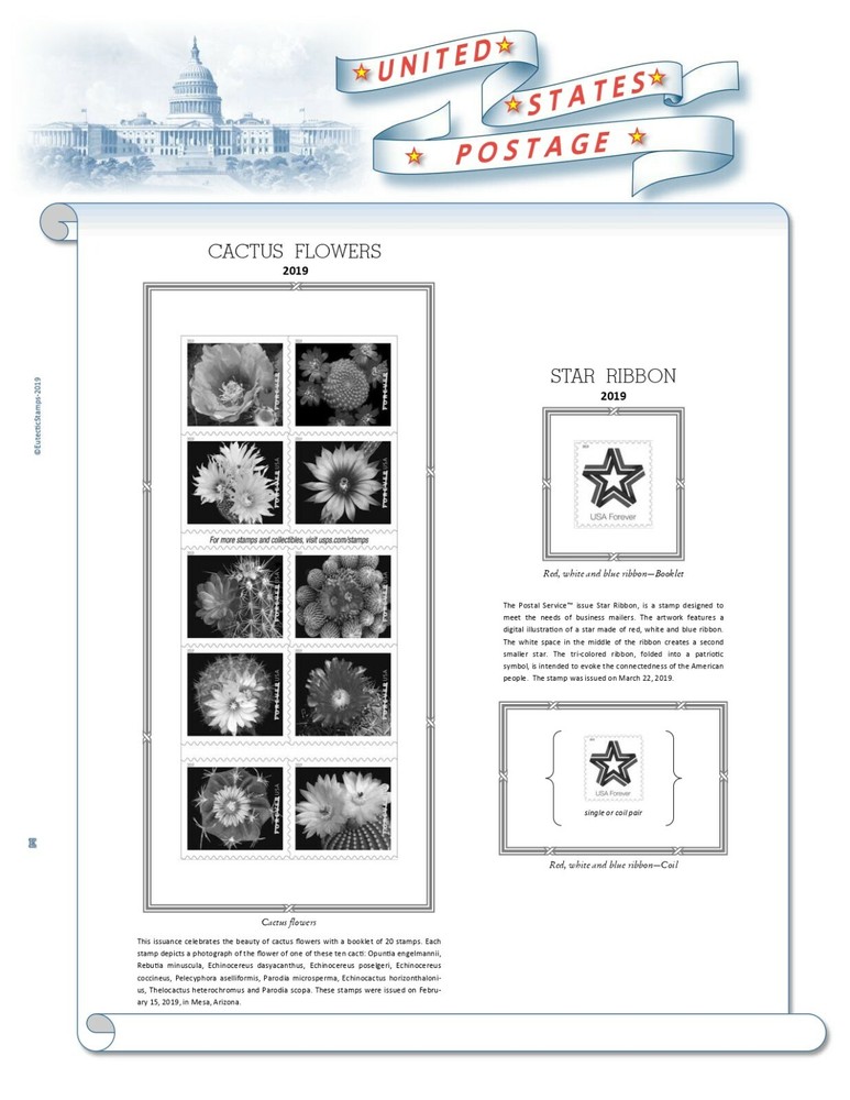 2019 U.S. Regular Issue Singles COMPLETE Supplement (White Ace Alternative)