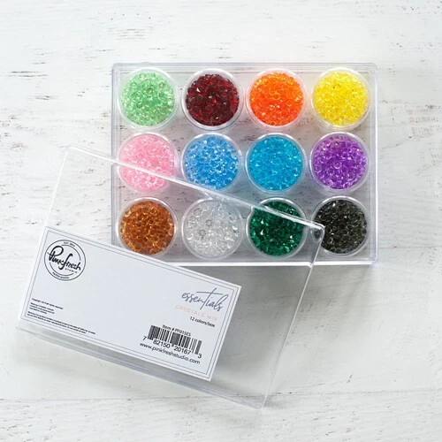 PINKFRESH STUDIO - Essentials Crystals Mix - 12 Colors - Retired