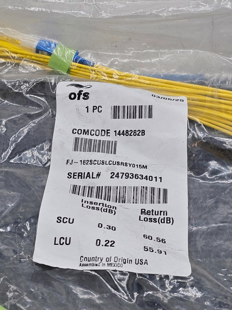 OFS FJ-162SCUSLCUSRSY015M Optical Cable