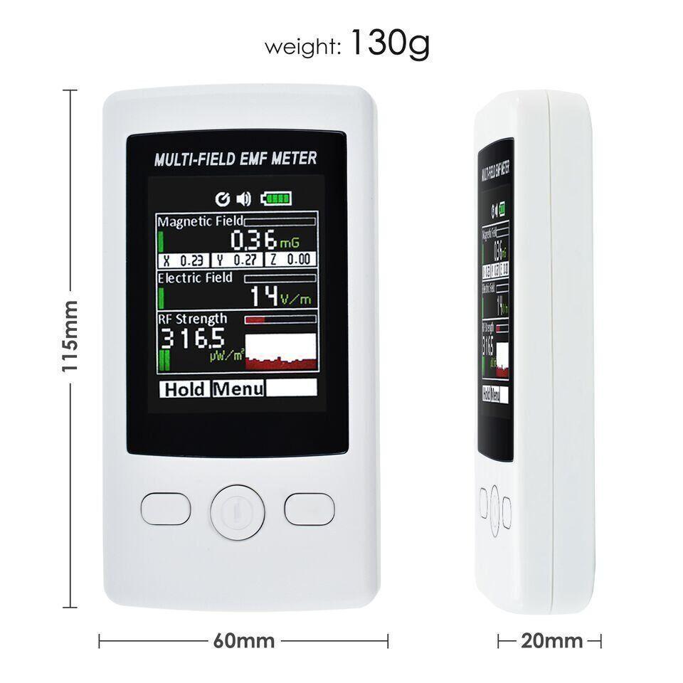 Compact LCD EMF Detector Meter Detects 3 Types of Electromagnetic Radiation