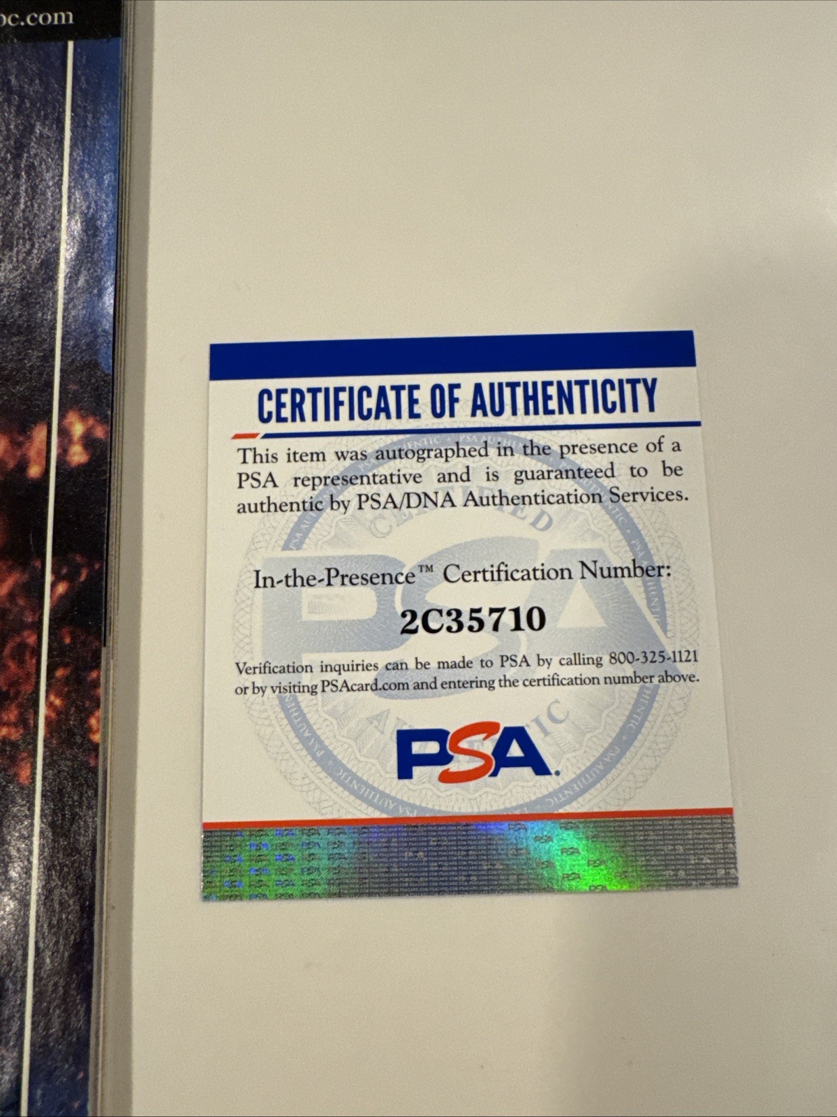 Robert O'Neill Signed Newsweek Magazine 9/11 Navy Seal Team 6 Bin Laden PSA COA