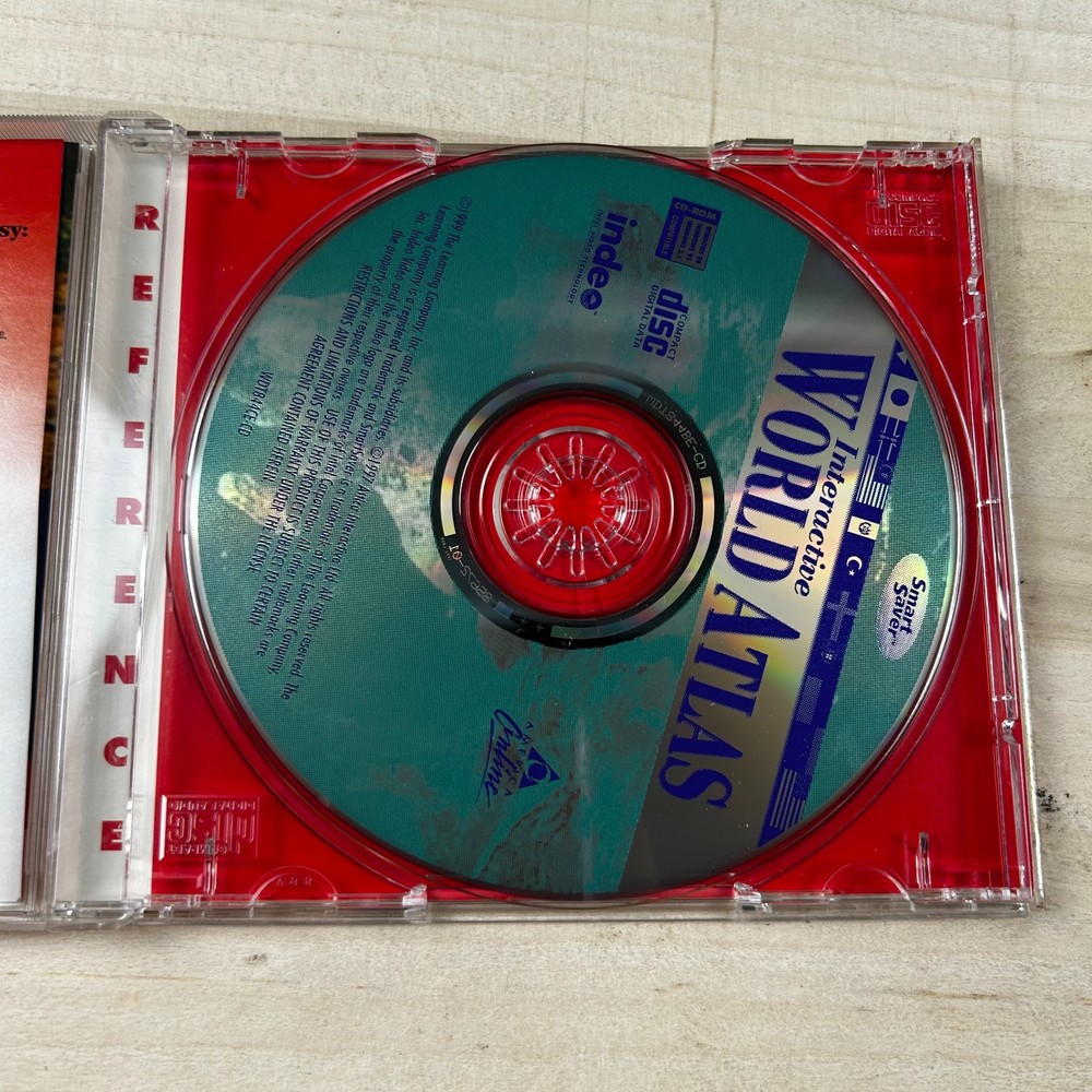 Interactive World Atlas for Windows 3.1/95/98 Disc