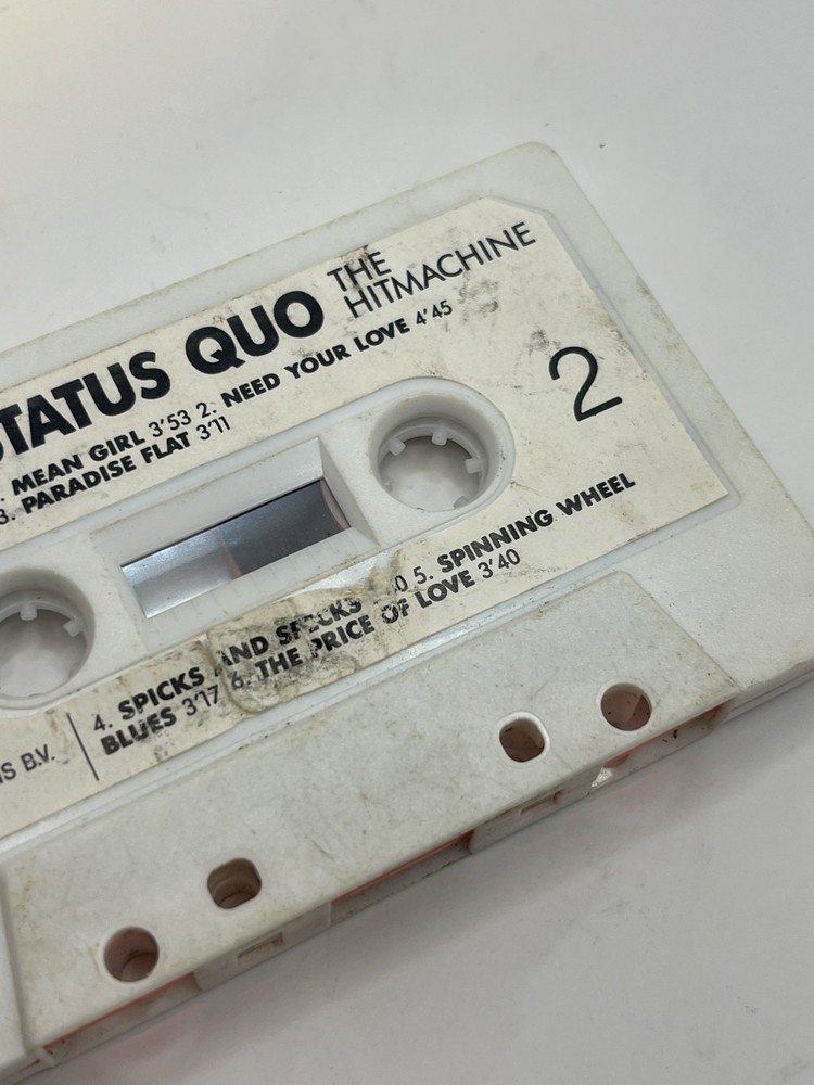 Status Quo 1991 The Hit Machine cassette tape