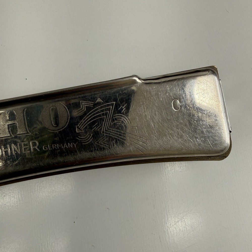 M Hohner ECHO Grand Prix German Made Curved Harmonica