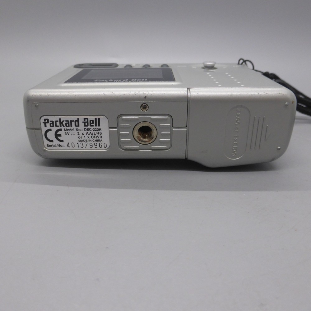 Packard Bell DSC-220 2.0MP Compact Digital Camera Silver Tested