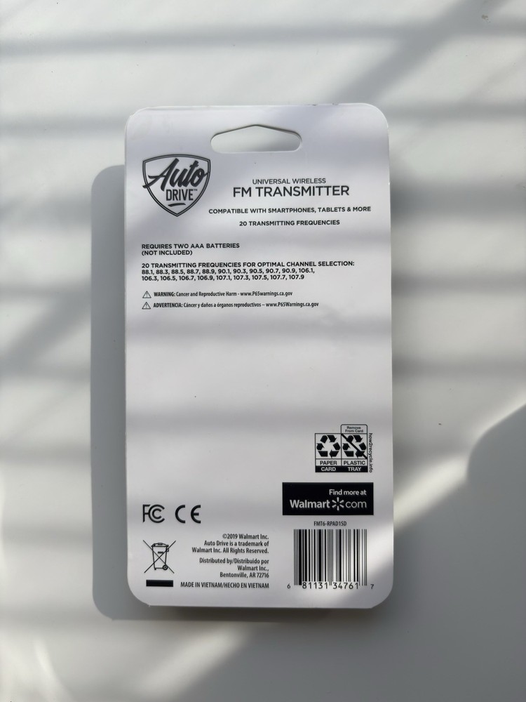 Wireless FM Transmitter