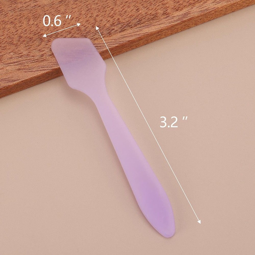 5pc Random Mini Cosmetic Spatulas Disposable Plastic Spatulas