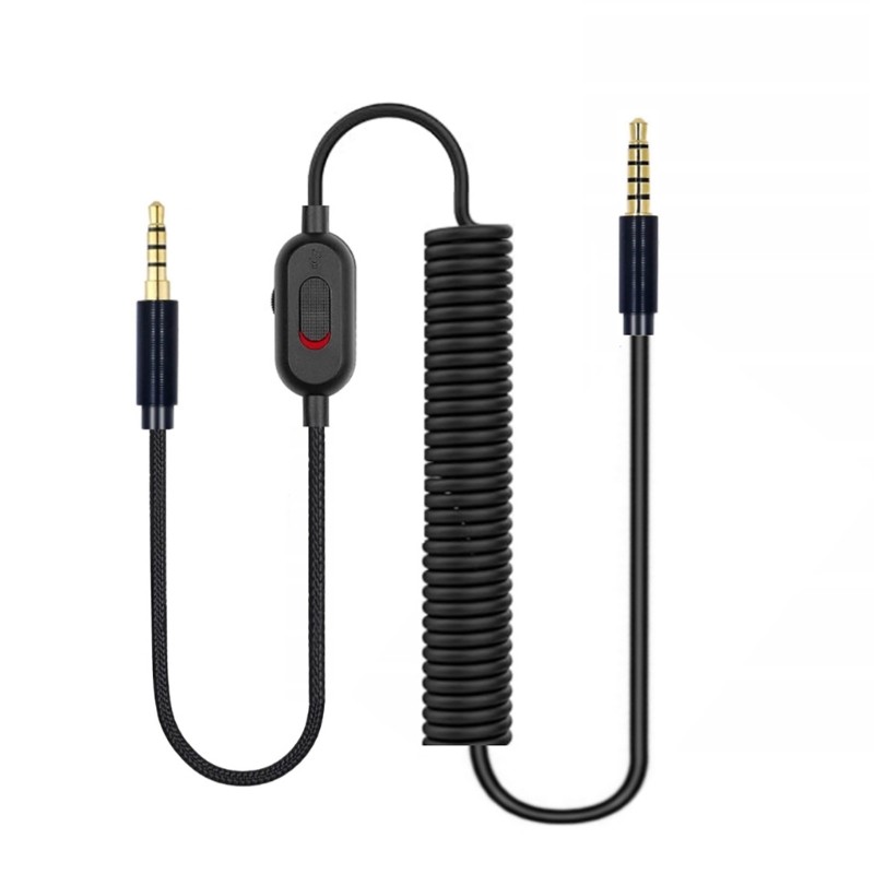 Headphone Cable Inline Mute Control Replacement for A10/A30/A40/A50